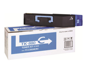 Kyocera TK 880C - Cyan - Original - Toner cartridge