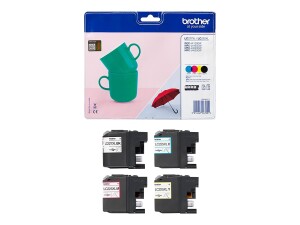 Brother LC227XL/225XL - 4er-Pack - Schwarz, Gelb, Cyan,...