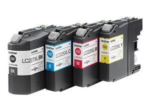 Brother LC227XL/225XL - 4er-Pack - Schwarz, Gelb, Cyan,...