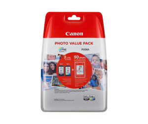 Canon PG -545 XL/CL -546XL photo value pack - 2 -pack -...