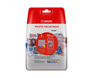 Canon CLI-571 C/M/Y/BK Photo Value Pack - 4er-Pack