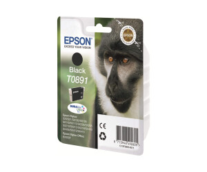 Epson T0891 - 5.8 ml - black - original - blister packaging