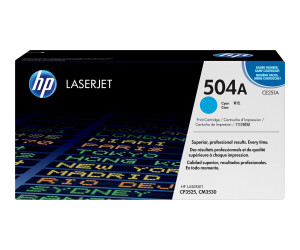 HP 504A - Cyan - original - LaserJet - Tonerpatrone (CE251A)