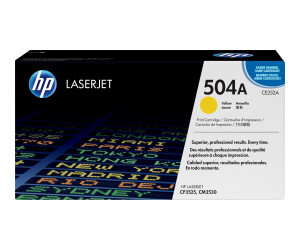 HP 504A - Gelb - original - LaserJet - Tonerpatrone (CE252A)