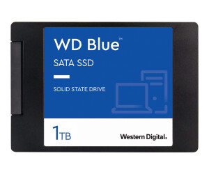 WD Blue 3D NAND SATA SSD WDS100T2B0A - 1 TB SSD - intern - 2.5" (6.4 cm)