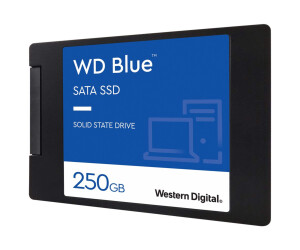 WD Blue 3d Nand Sata SSD WDS250G2B0A - Solid -State -Disk - 250 GB - Internal - 2.5 "(6.4 cm)