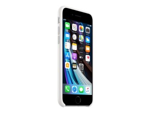 Apple Hintere Abdeckung für Mobiltelefon - Silikon - weiß - für iPhone 7, 8, SE (2. Generation)