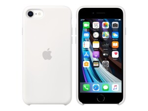 Apple Hintere Abdeckung für Mobiltelefon - Silikon - weiß - für iPhone 7, 8, SE (2. Generation)