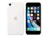 Apple Hintere Abdeckung für Mobiltelefon - Silikon - weiß - für iPhone 7, 8, SE (2. Generation)