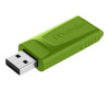 Verbatim slider - USB flash drive - 16 GB - USB 2.0 - blue, red, green (pack with 3)