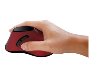 Logilink ergonomic vertical - vertical mouse - ergonomically - optically - 5 keys - wireless - 2.4 GHz - wireless receiver (USB)