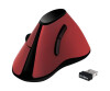 LogiLink Ergonomic Vertical - Vertikale Maus - ergonomisch - optisch - 5 Tasten - kabellos - 2.4 GHz - kabelloser Empfänger (USB)