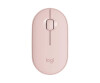 Logitech Pebble M350 - Mouse - Visually - 3 keys - wireless - Bluetooth, 2.4 GHz - Wireless recipient (USB)