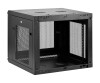 StarTech.com "9U Wall Mount Server Rack Cabinet - 4-Post Adjustable Depth (2"" to 19"")