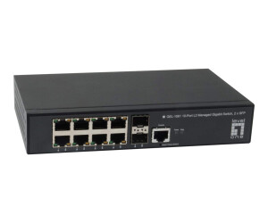 LevelOne GEL-1061 - Switch - managed - 8 x 10/100/1000 +...
