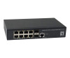 LevelOne GEL-1061 - Switch - managed - 8 x 10/100/1000 + 2 x Gigabit SFP