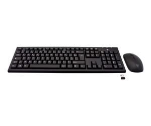 V7 CKW200DE - Tastatur-und-Maus-Set - kabellos