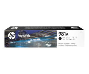 HP 981A - 106 ml - black - original - PageWide