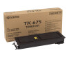 Kyocera TK 675 - black - original - toner cartridge