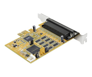 StarTech.com 8 Port PCI Express Karte - PCIe RS232 Erweiterungskarte - 16C1050 UART - Windows & Linux (PEX8S1050)