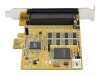 StarTech.com 8 Port PCI Express Karte - PCIe RS232 Erweiterungskarte - 16C1050 UART - Windows & Linux (PEX8S1050)