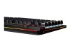 Corsair Gaming K100 RGB - Tastatur - Hintergrundbeleuchtung - USB - Deutsch - Tastenschalter: CORSAIR OPX RGB - Aluminium schwarz eloxiert (gebürstet)