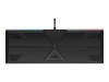 Corsair Gaming K100 RGB - Tastatur - Hintergrundbeleuchtung - USB - Deutsch - Tastenschalter: CORSAIR OPX RGB - Aluminium schwarz eloxiert (gebürstet)