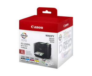 Canon PGI-2500XL C/M/Y/BK - 4er-Pack - Schwarz, Gelb, Cyan, Magenta