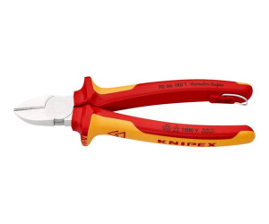KNIPEX 70 06 180 T - Side cutter - chrome - metal -...