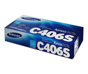 Samsung CLT-C406S - Cyan - Original - Tonerpatrone (ST984A)