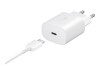 Samsung Fast Charging Wall Charger EP-TA800 - Netzteil - 25 Watt - 3 A - Ultra Fast Charge (24 pin USB-C)