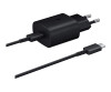 Samsung Fast Charging Wall Charger EP-TA800 - Netzteil - 25 Watt - 3 A - SFC (24 pin USB-C)