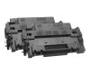 HP 55X - 2er-Pack - Hohe Ergiebigkeit - Schwarz - original - LaserJet - Tonerpatrone (CE255XD)