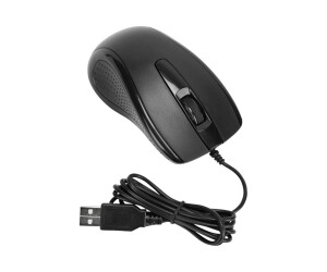 Targus full -size - mouse - antimicrobial - optically