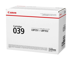 Canon 039 - Schwarz - original - Tonerpatrone