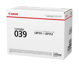 Canon 039 - black - original - toner cartridge