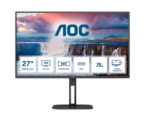 AOC Value-line 27V5CE/BK - V5 series - LED-Monitor - 68.6 cm (27")