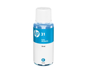 HP 31 - 70 ml - Cyan - Original - Nachfülltinte