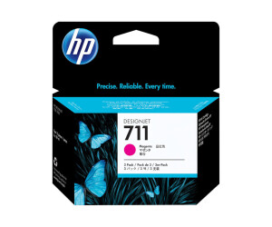 HP 711 - 3 -pack - 29 ml - Magenta - Original