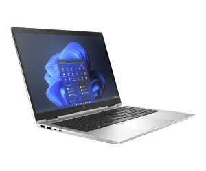 HP Elite x360 830 G9 Notebook - Wolf Pro Security - Flip-Design - Intel Core i5 1235U / 1.3 GHz - Win 11 Pro - Iris Xe Graphics - 8 GB RAM - 256 GB SSD NVMe, HP Value - 33.8 cm (13.3")