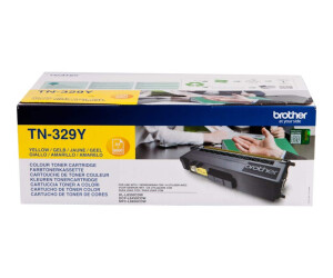 Brother TN329Y - Yellow - original - toner cartridge