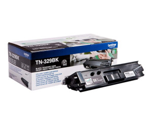 Brother TN329BK - black - original - toner cartridge