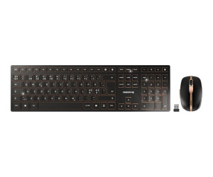 Cherry DW 9100 SLIM - Tastatur-und-Maus-Set - kabellos