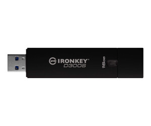 Kingston IronKey D300S - USB-Flash-Laufwerk - verschlüsselt