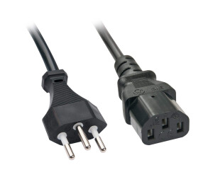 Lindy power cable - IEC 60320 C13 to Switzerland, 3 -pin (m)