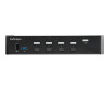 StarTech.com 4 Port HDMI KVM Switch - Einzelmonitor 4K 60Hz Ultra HD HDR - HDMI 2.0 KVM Switch mit 2 Port USB 3.0 Hub (5 Gbit/s)