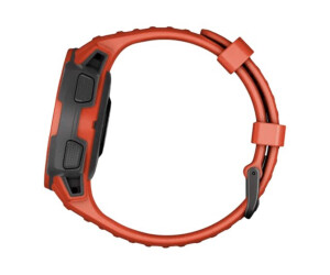 Garmin Instinct Solar - Feuerrot - Sportuhr mit Band