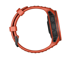 Garmin Instinct Solar - Feuerrot - Sportuhr mit Band