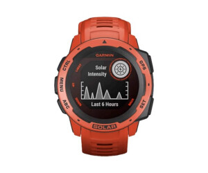 Garmin Instinct Solar - Feuerrot - Sportuhr mit Band