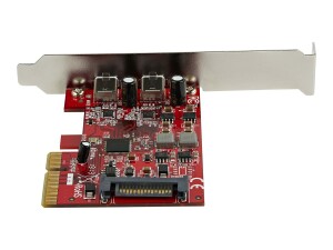 StarTech.com PCIe USB 3.1 Card, 2x USB C 3.1 Gen 2...